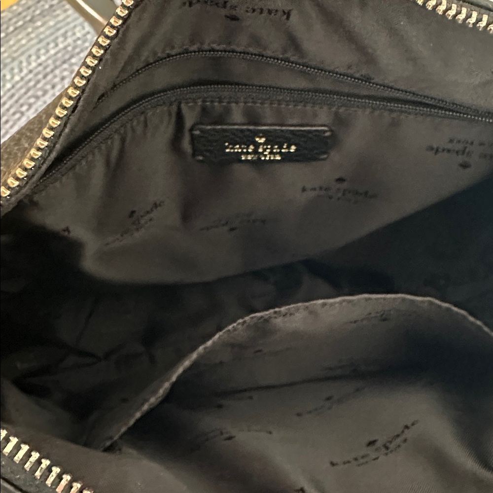 Kate Spade Black Pebbled Leather Shoulder Bag/crossbody bag. NWOT, never used. - Picture 4 of 4